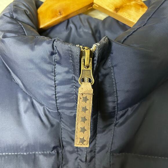 Exquis‎ World Dressage Masters Down Vest Size XL Navy Puffer Equestrian Western - Picture 2 of 8